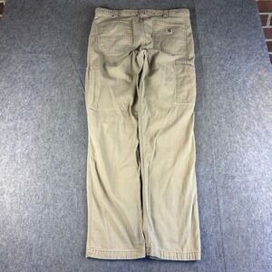 Carhartt Pants Men's 36x34 Outdoors Workwear Relaxed Fit Rugged Flex Work Tan